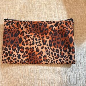 Source Unknown Leopard Print Cosmetic Bag